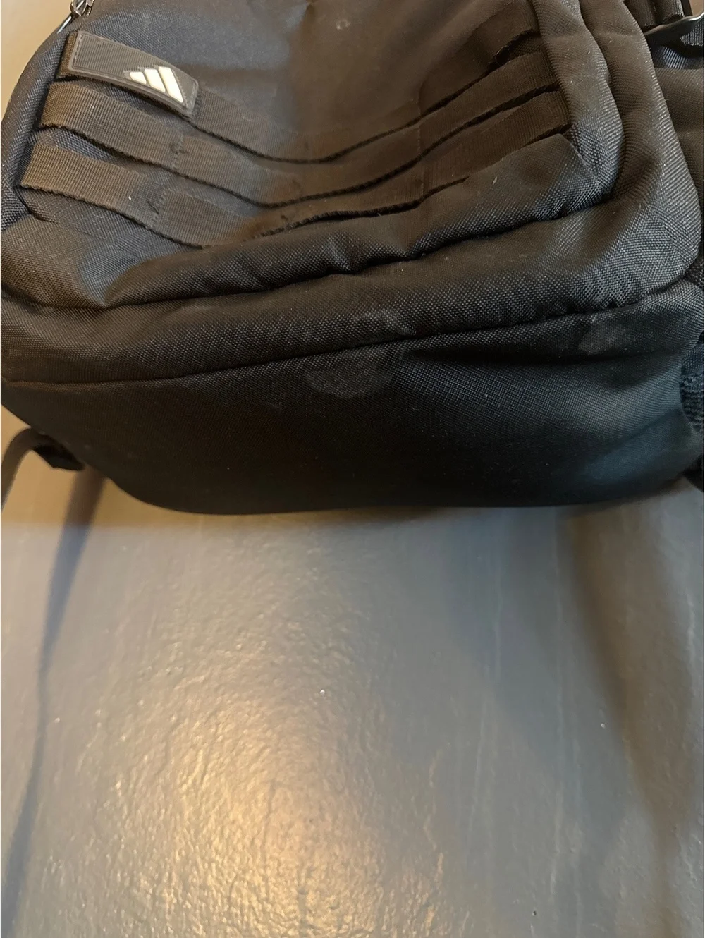 Adidas Black Durable Backpack with Multiple Compartments